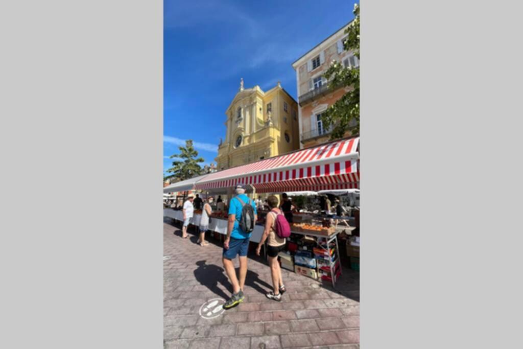 Spacious 3 Bedroom Flat Nice Center - Magnificent View-Parking 외부 사진