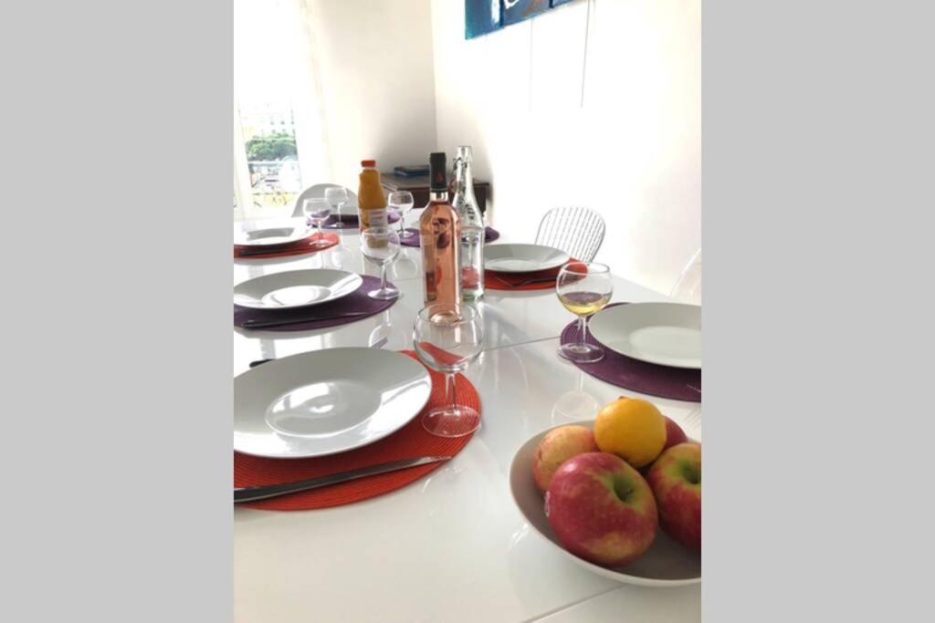 Spacious 3 Bedroom Flat Nice Center - Magnificent View-Parking 외부 사진