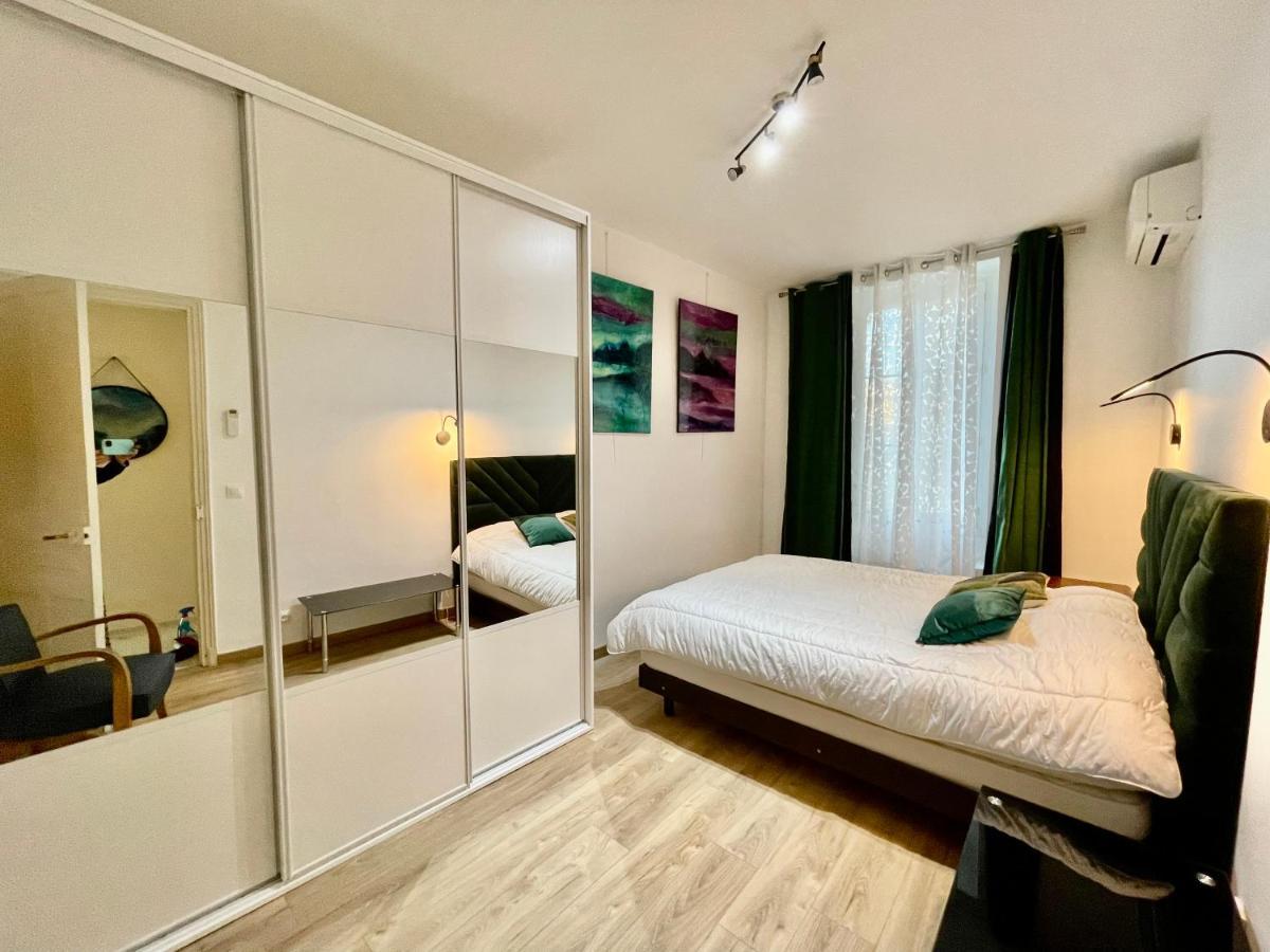 Spacious 3 Bedroom Flat Nice Center - Magnificent View-Parking 외부 사진