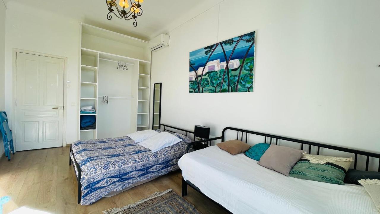 Spacious 3 Bedroom Flat Nice Center - Magnificent View-Parking 외부 사진